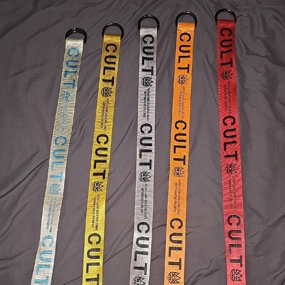 Cult of Individuality Multicolor Logo Belts